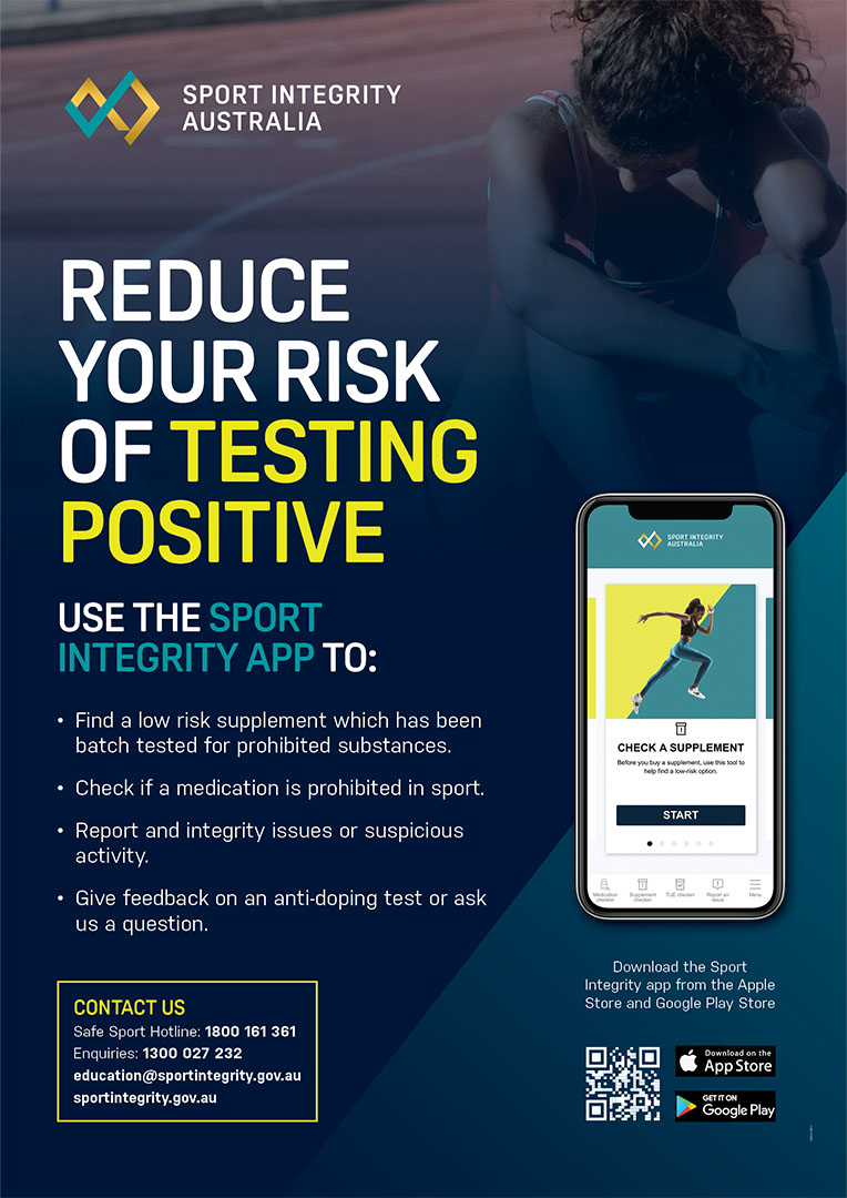 Copy of Reduce your risk of testing positive flyer (female)