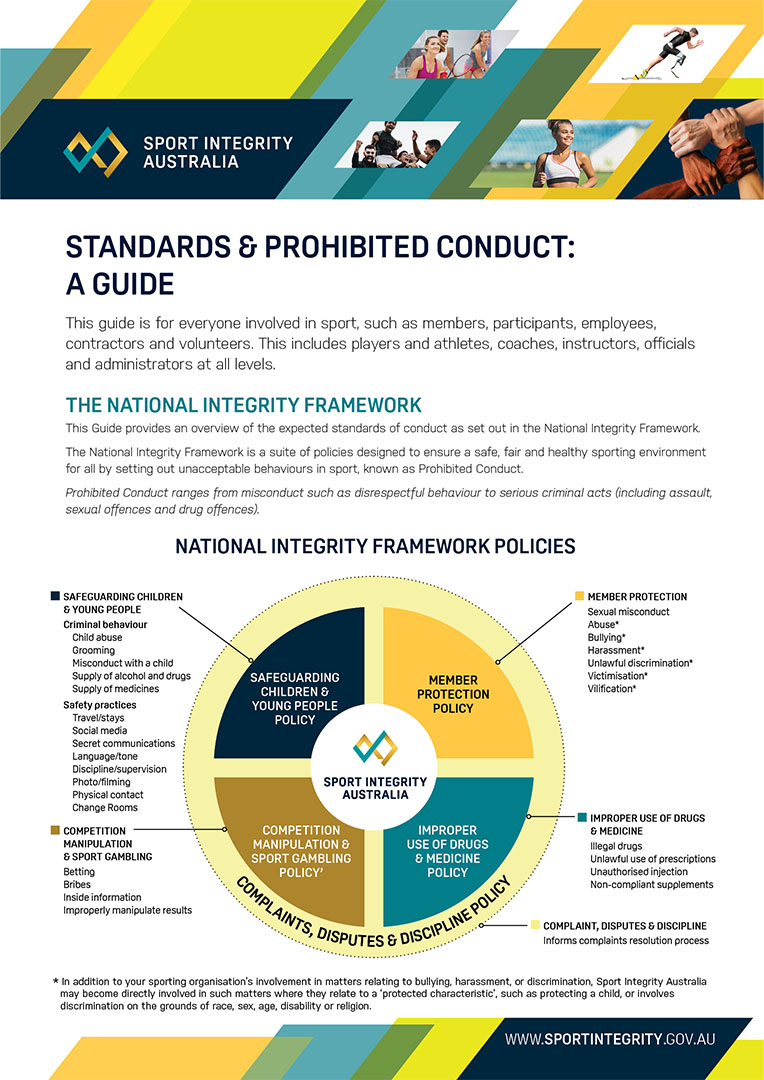 Standards and Prohibited Conduct guide