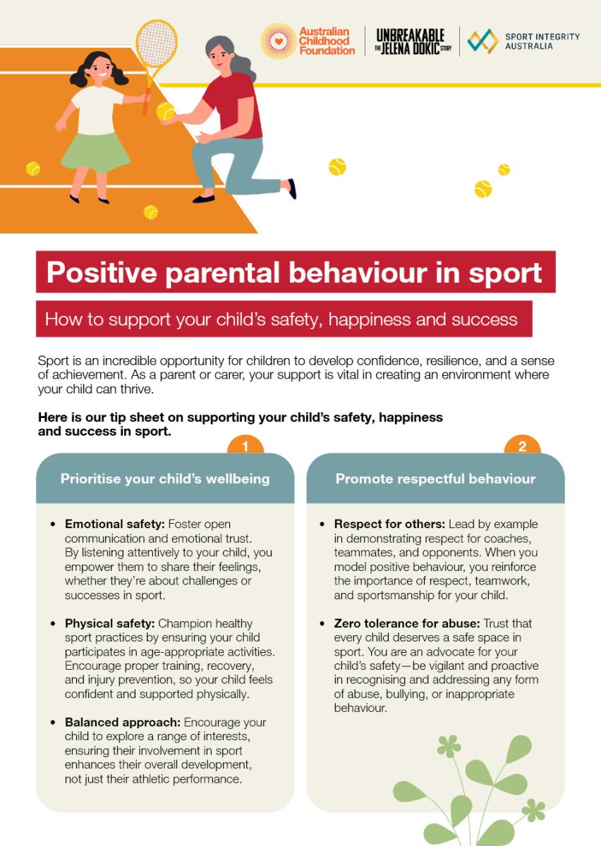 Positive behaviour in sport