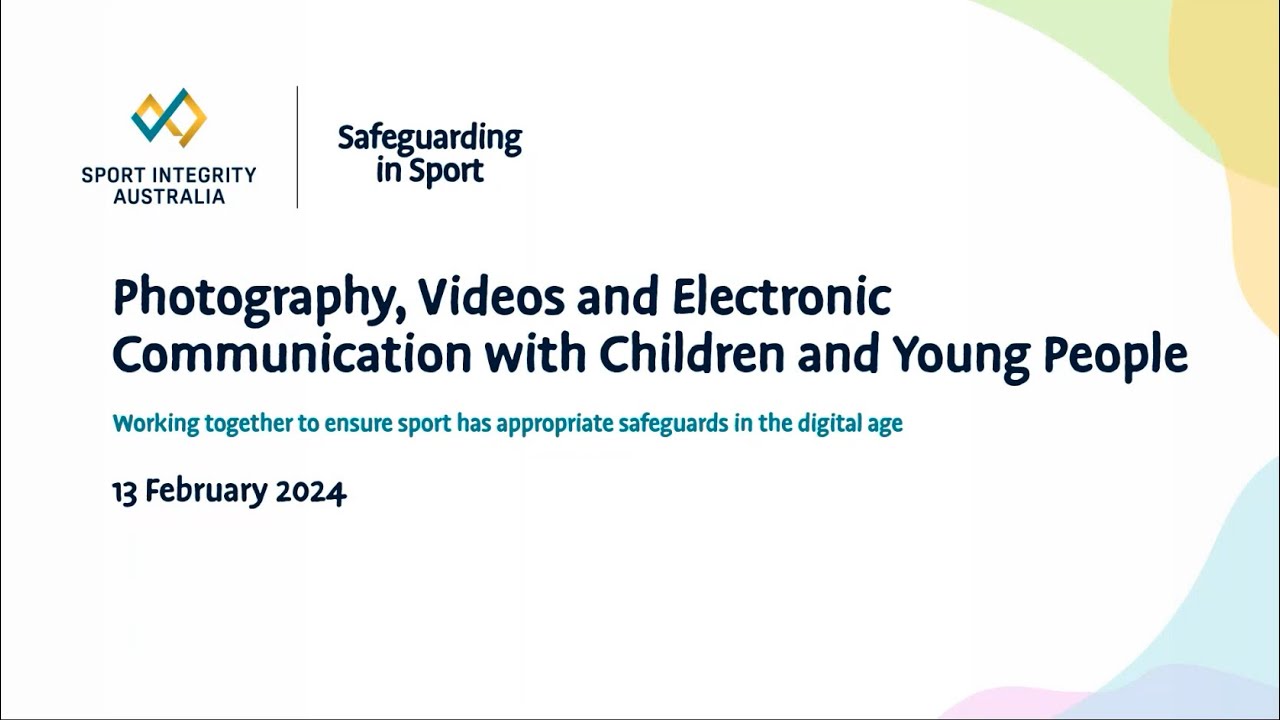 Webinar held on Feb 13, 2023, 'Photography, Videos and Electronic Communication with Children and Young People'