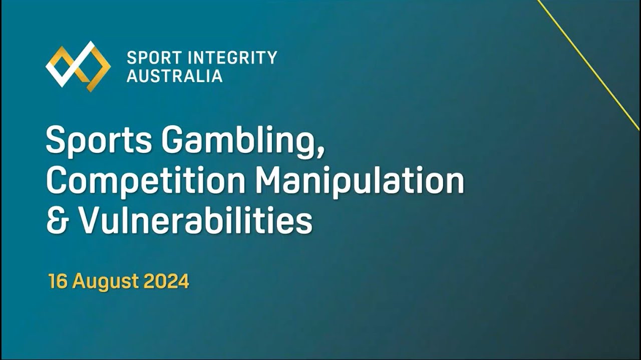 Sports Gambling, Competition Manipulation and Vulnerabilities webinar
