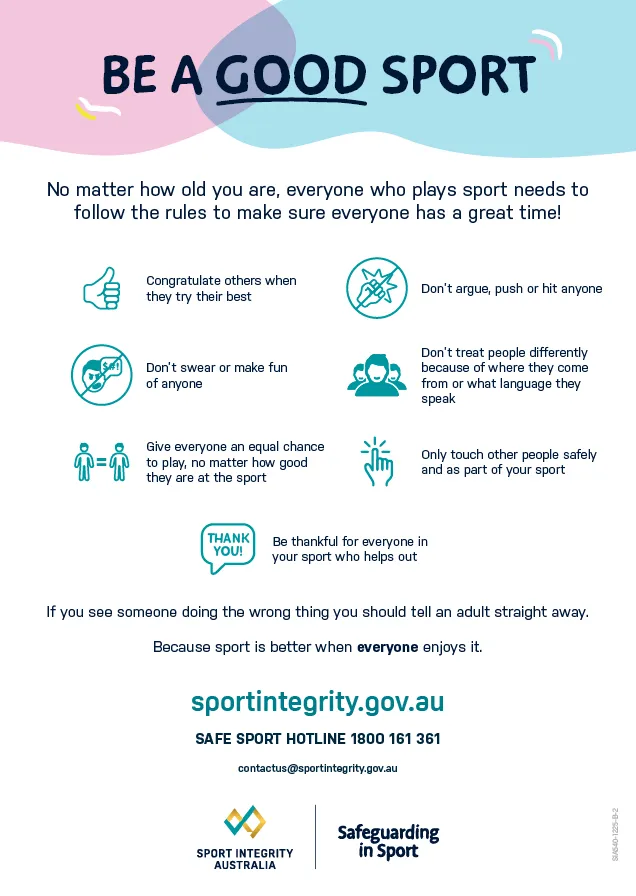 Be a good sport poster thumbnail
