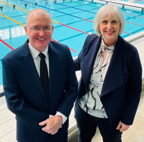 Swimming Australia National Integrity Managers — Scott Elliott and Lydia Dowse