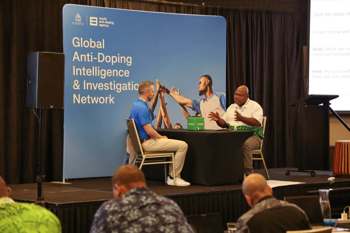 Global Anti-Doping Intelligence and Investigation Network discussion 