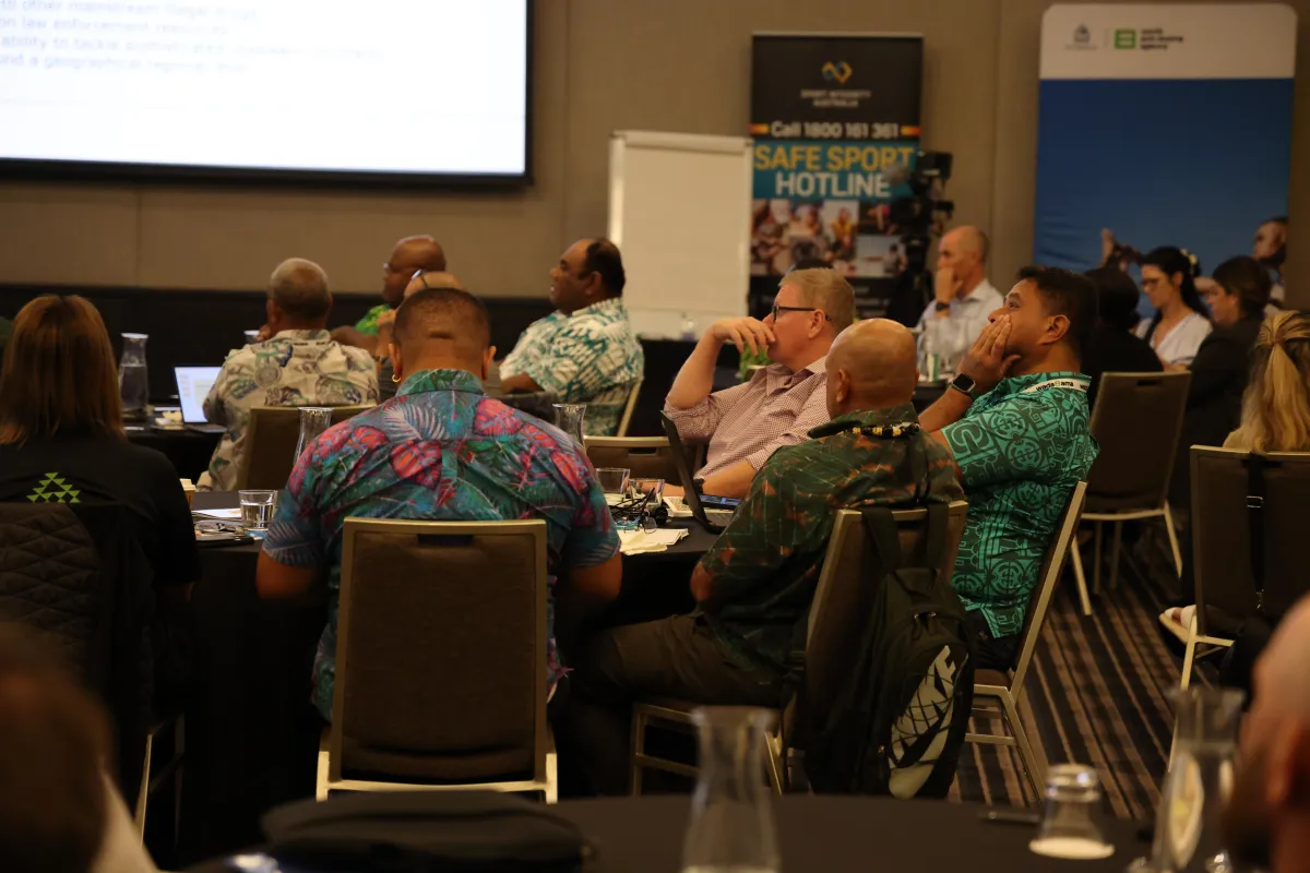 Law Enforcement Conference attendees 
