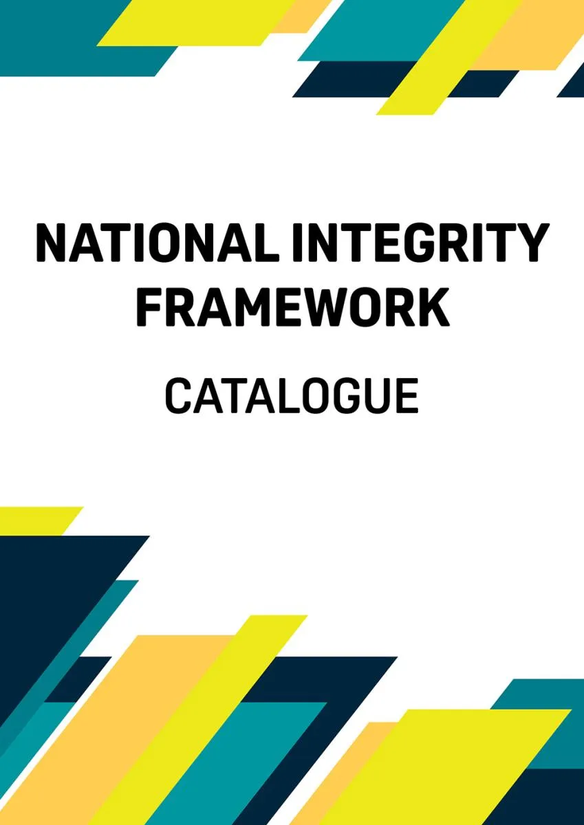 National Integrity Framework catalogue