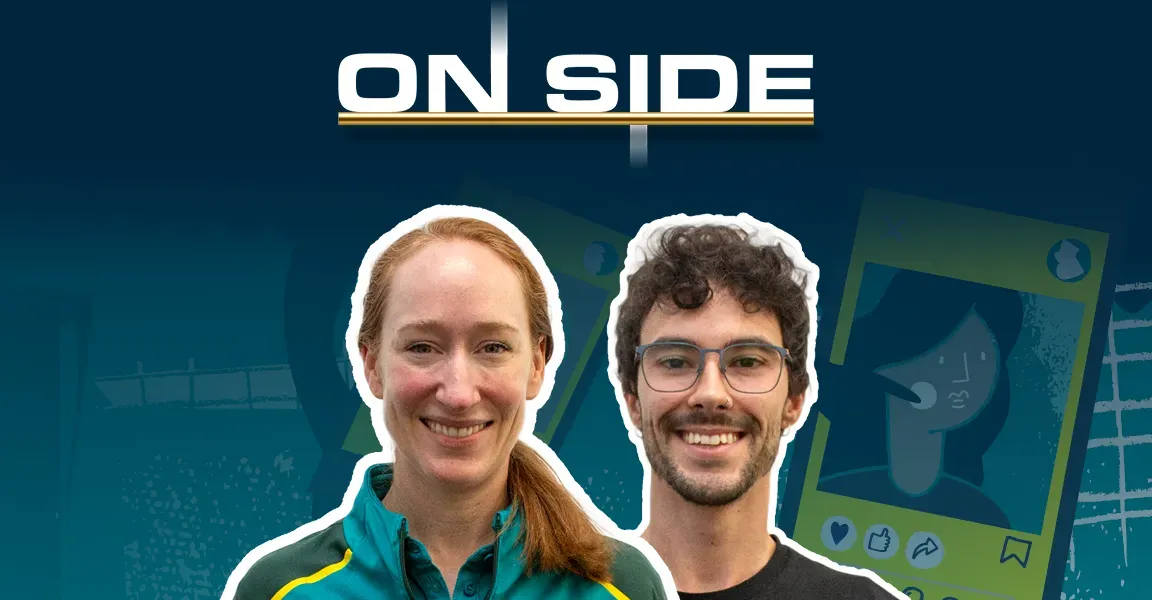 On Side podcast with Olympic sport climber, Campbell Harrison OLY and Rowing Australia CEO, Sarah Cook OLY