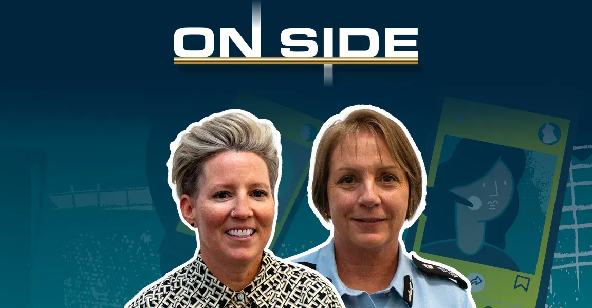 On Side podcast - Online Safety in Sport Series with Dr Emma Kavanagh and Commander Joanne Cameron