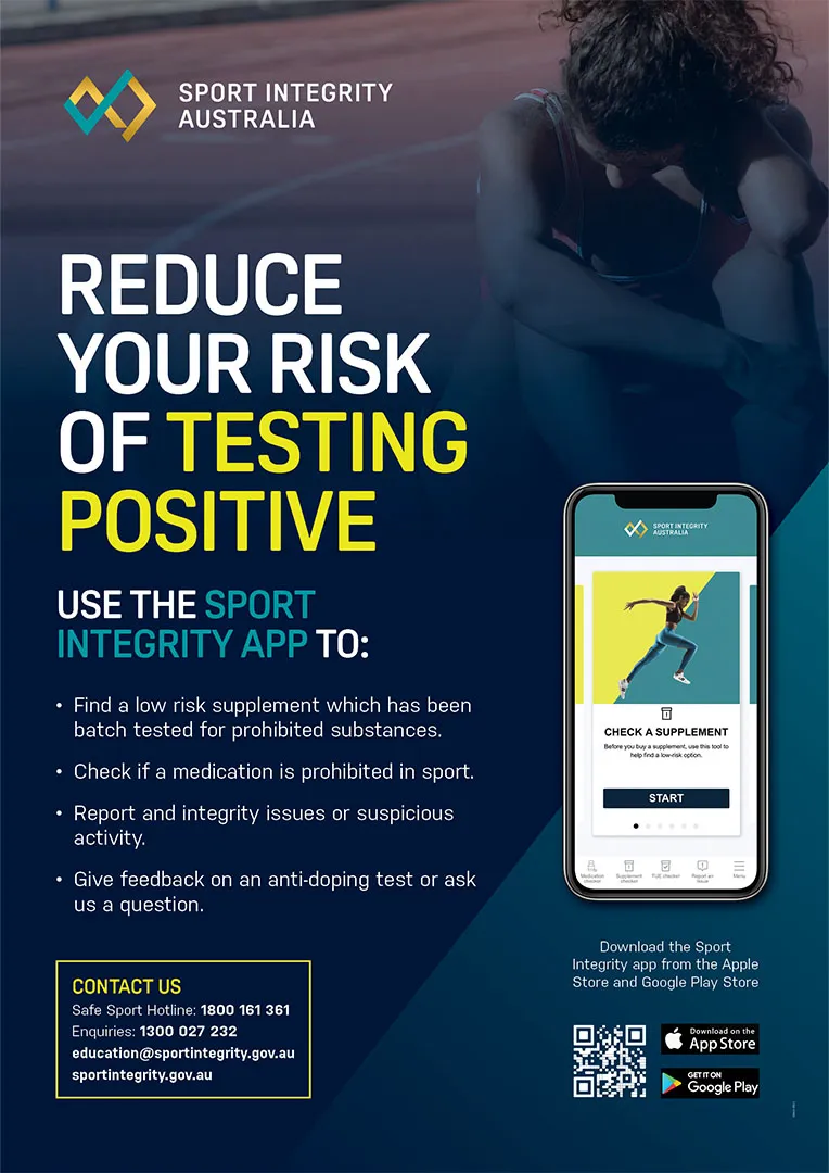Copy of Reduce your risk of testing positive flyer (female)