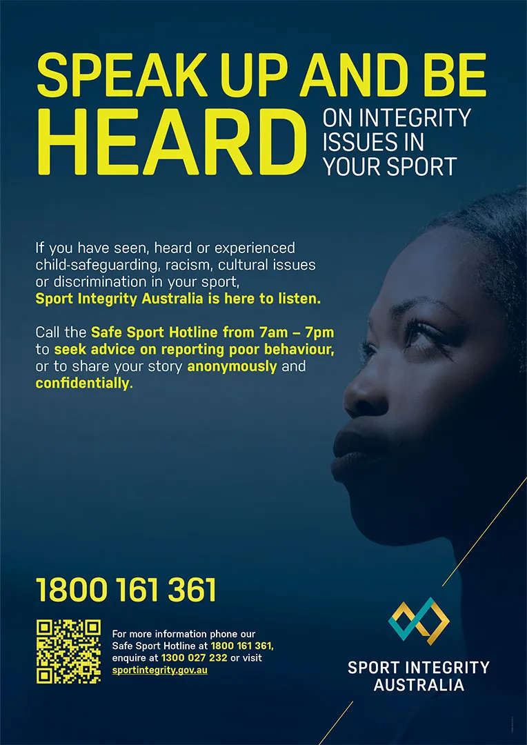 Speak up and be heard – poster