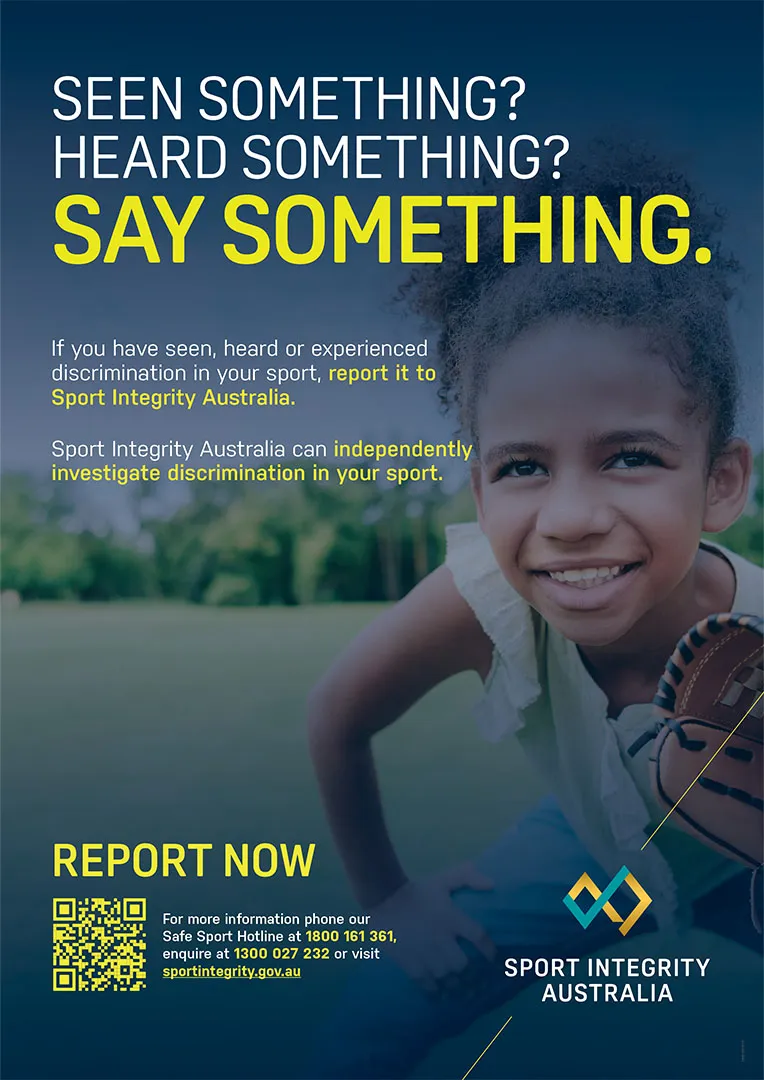 Seen something? Heard something? Say something – poster (youth)
