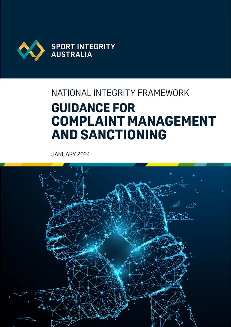 Case categorisation and guidance for sanctions booklet cover