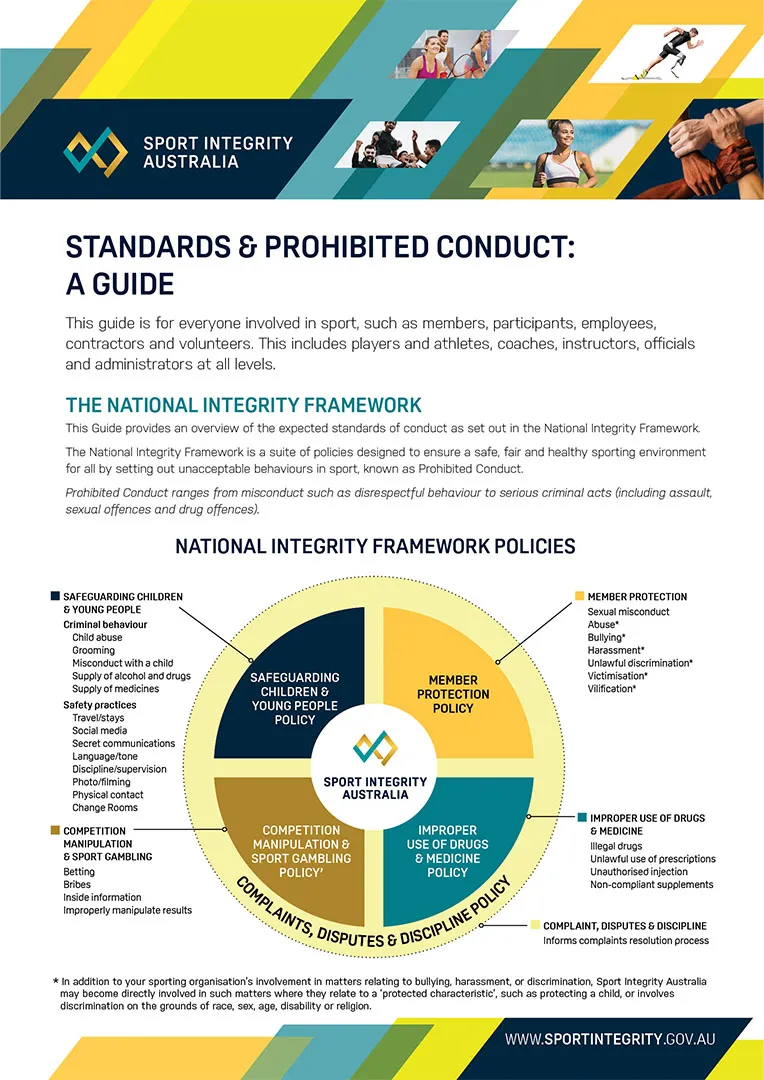 Standards and Prohibited Conduct guide