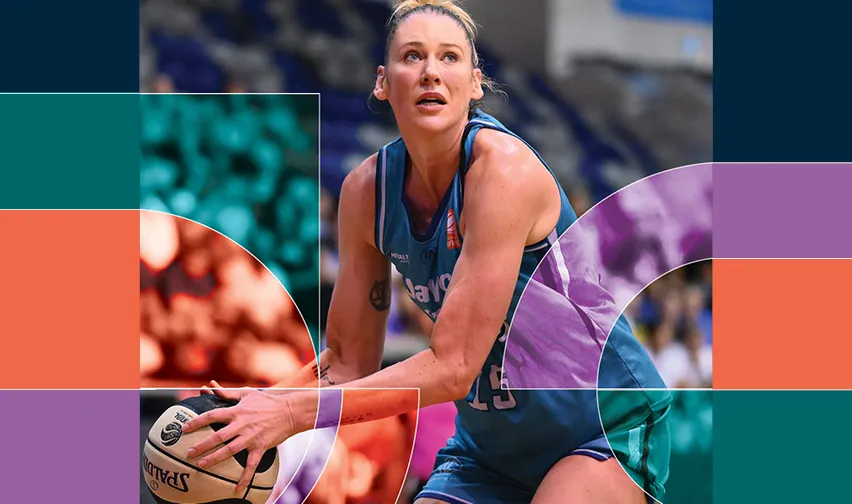 Basketballer Lauren Jackson competing on the cover of Sport Integrity Matters magazine - issue 21