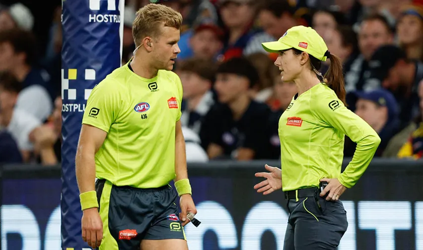 AFL umpire Nathan Williamson