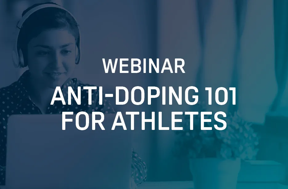 Anti-doping 101 webinar cover