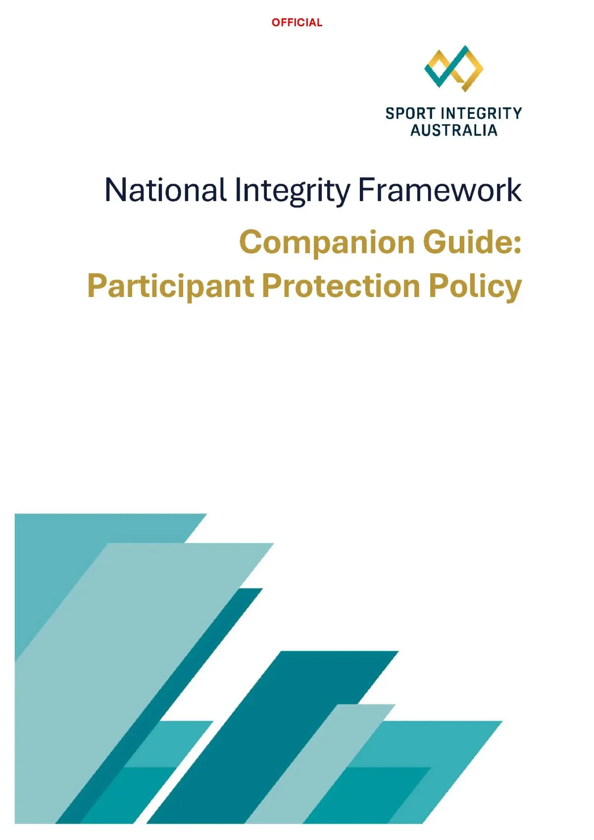 Companion guide - Participant Protection Policy