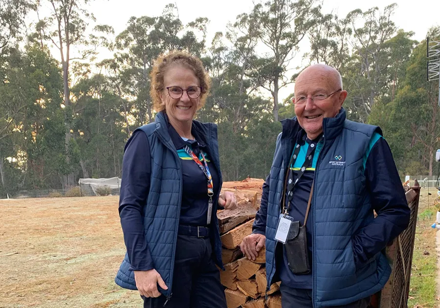 Doping Control Officers Kate and Keith