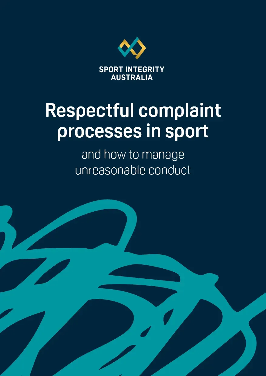 Respectful complaints processes and how to manage unreasonable conduct guide cover image
