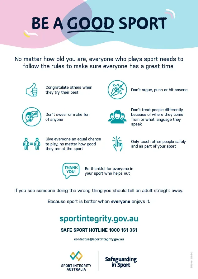 Be a good sport poster thumbnail