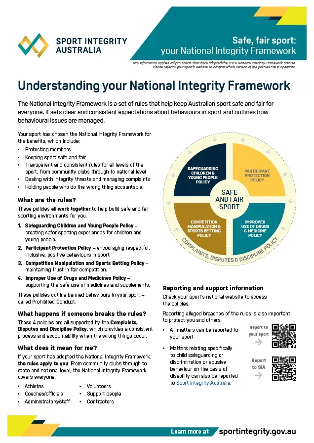 Understanding your National Integrity Framework (NIF) cover image